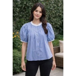 NWT Olivaceous blouse, Lrg $78 E48